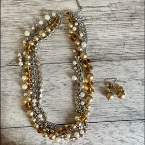 Jewelry bundle matching necklace and earrings